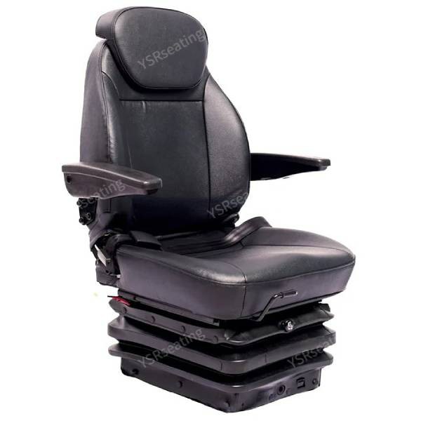 Sedile a sospensione pneumatica con schienale alto